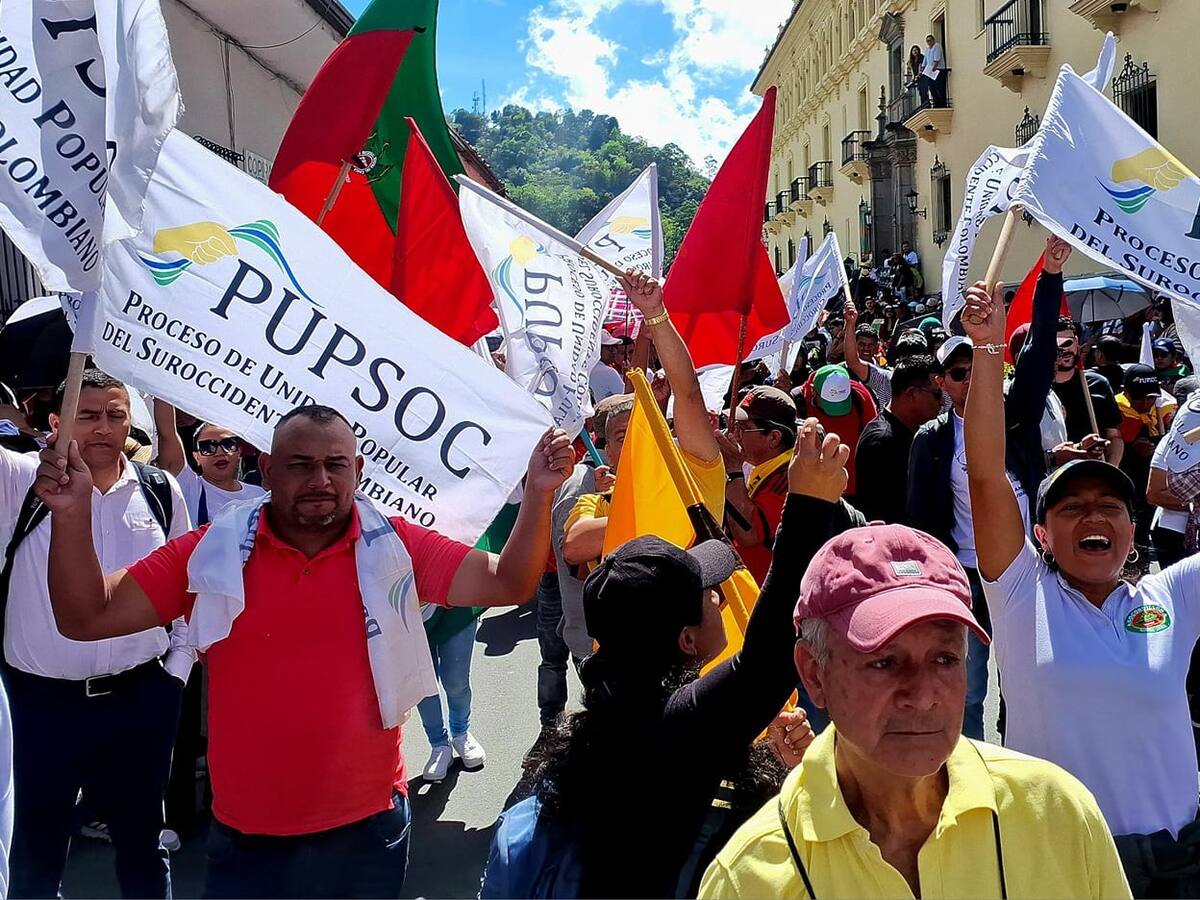 Puntos de concentración y horarios para las marchas del 1 de mayo en Popayán