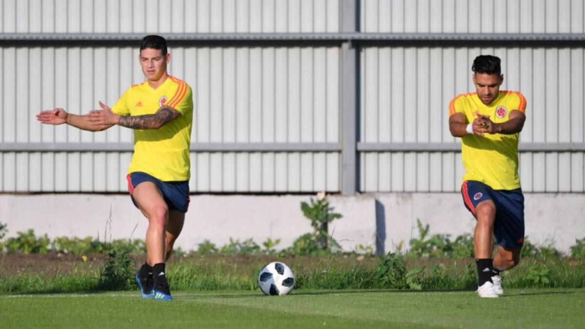 Colombia realizó su última práctica antes del juego decisivo ante Senegal