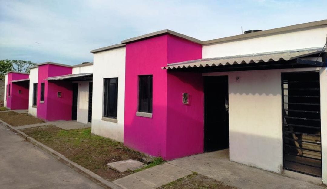 Las viviendas fueron entregadas por la Entidad a familias que fueron afectadas por el invierno