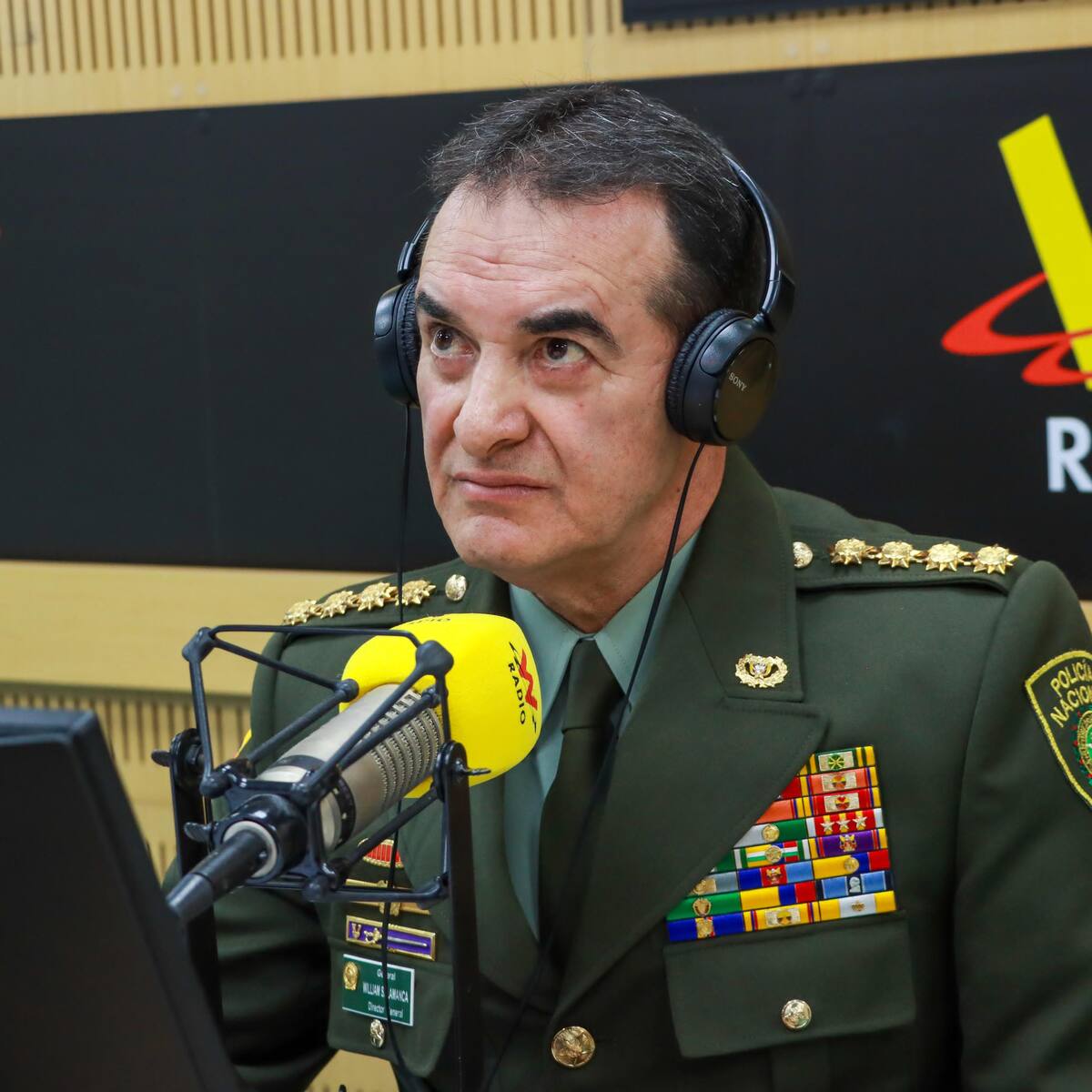 General William René Salamanca, director de la Policía, habla en La W