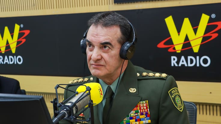 General William René Salamanca, director de la Policía, habla en La W