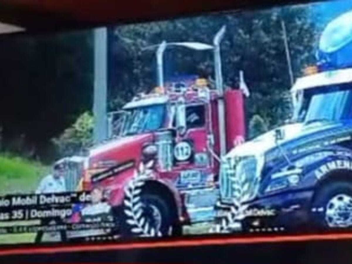 Conductor quindiano fue destacado en Gran Premio Nacional de Tractomulas