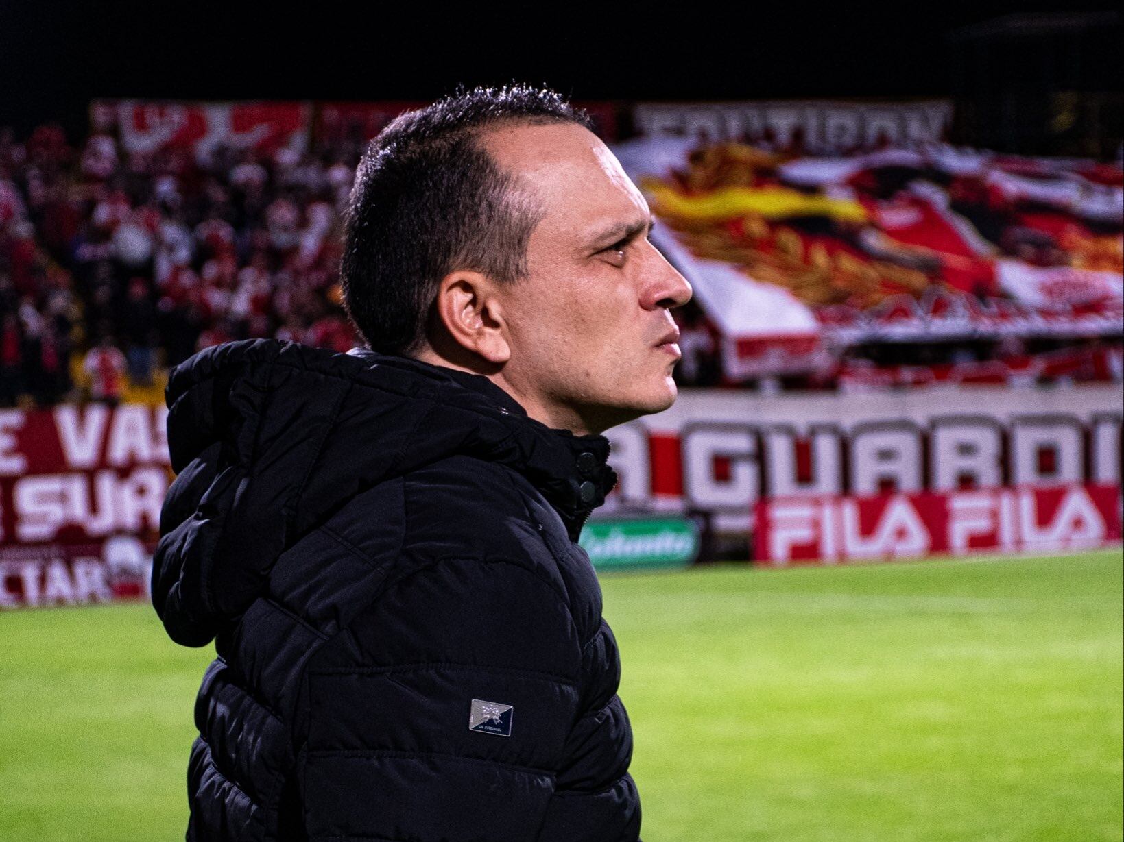 Alejandro Restrepo, DT del Medellín / Twitter: @DIM_Oficial.