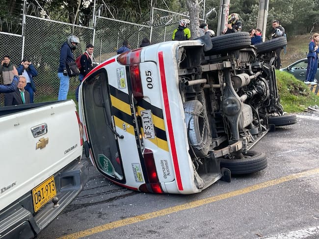 Accidente de ruta en la avenida circunvalar / cortesía.