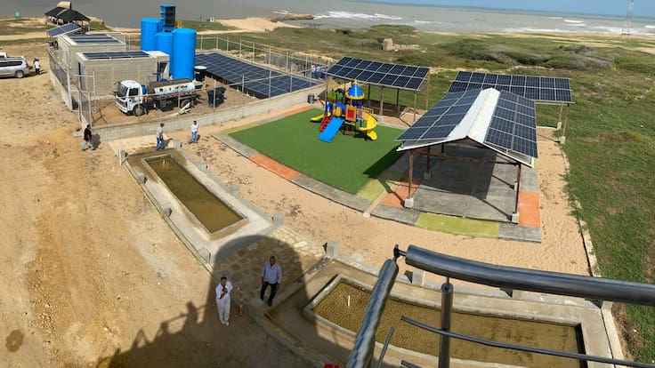 La Guajira estrena planta desalinizadora que beneficiará a más de 7.000 habitantes
