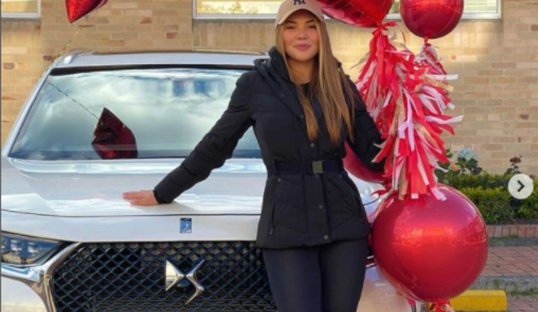 Luisa Cortina, modelo colombiana. 