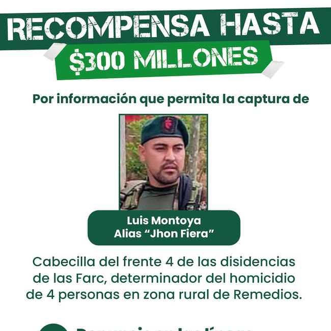 Recompensa por alias John Fiera