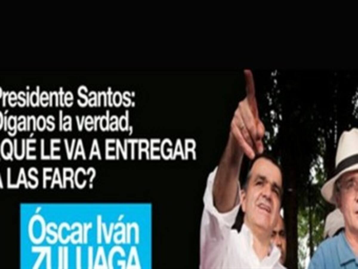 CNE Investigará vallas de Oscar Iván Zuluaga