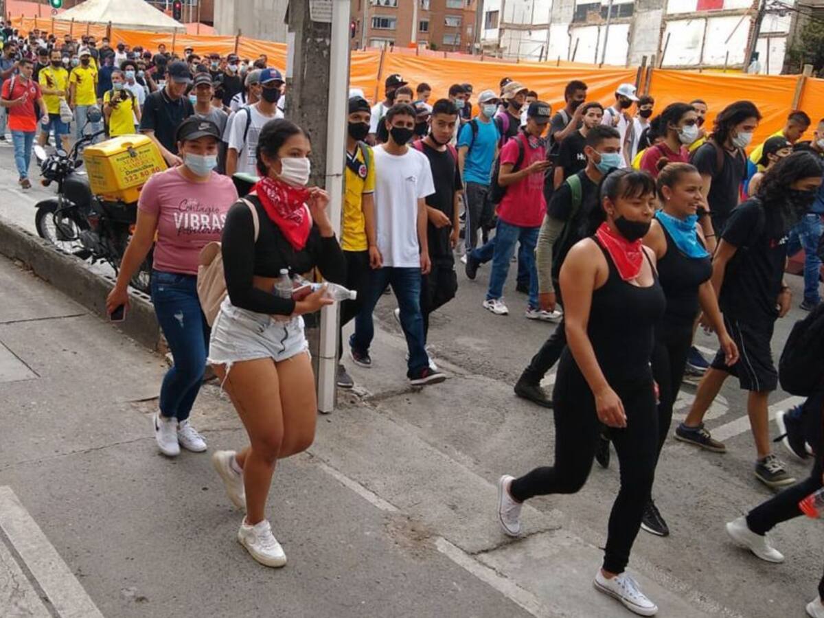 Dos movilizaciones avanzan este 2 de mayo en Medellín