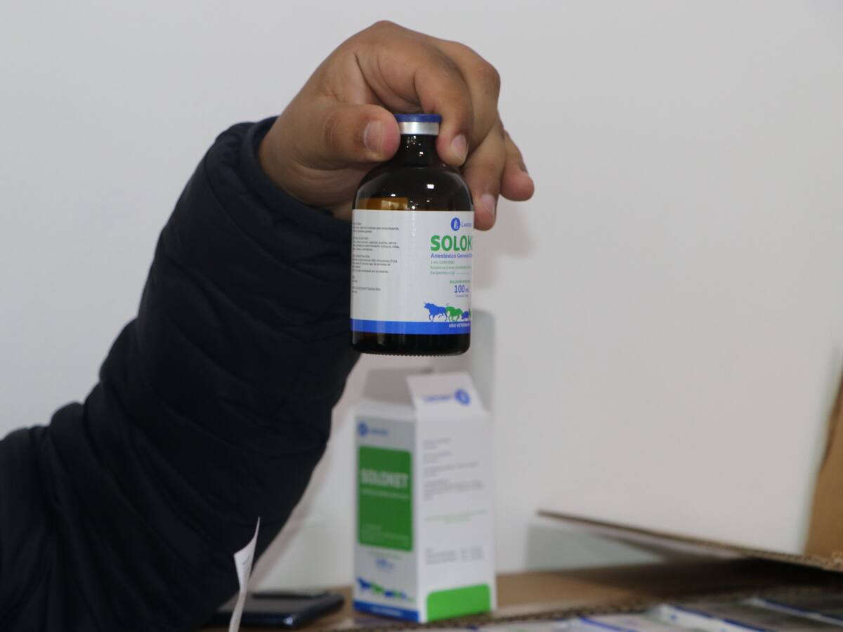 Incautan en la frontera con Ecuador 1.290 frascos de ketamina