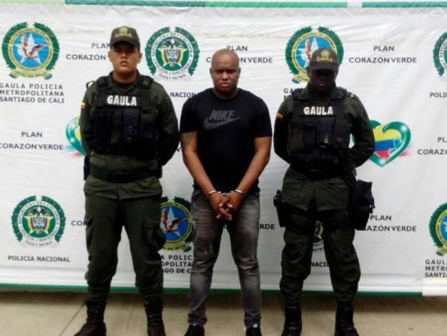 Hector Mario Angulo Perea, alias Mario", cabecilla de la banda La Local en Buenaventura capturado por las autoridades.