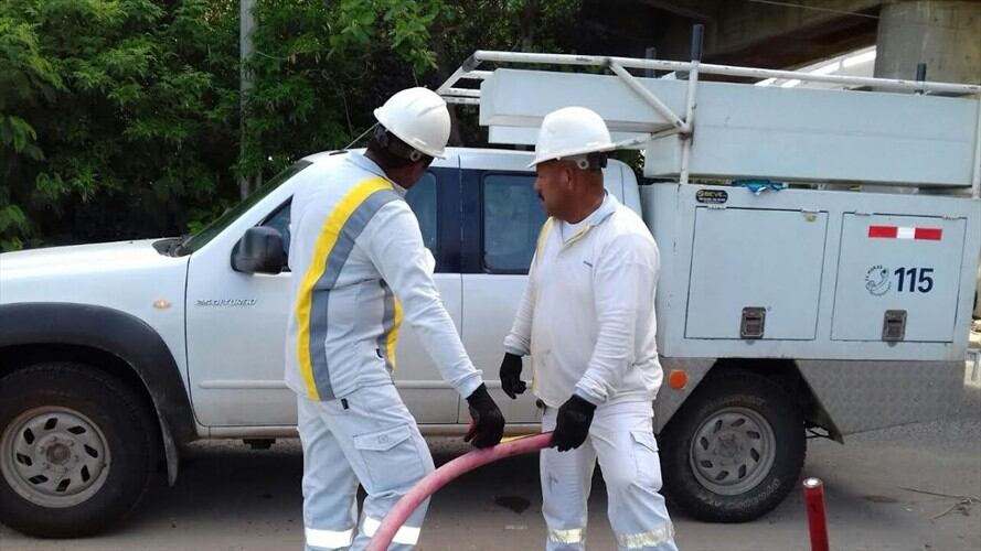 Intento de robo a redes deja sin servicio de energía a parte de la zona norte de Cartagena. Foto: Prensa Electricaribe.