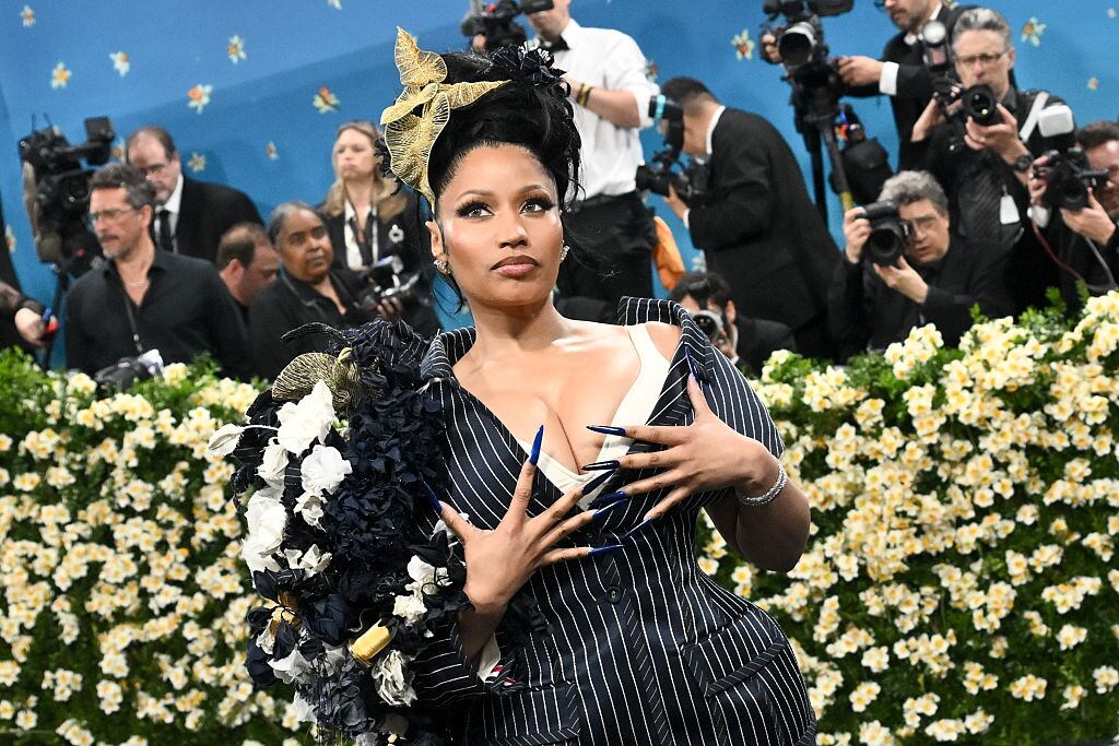 Nicki Minaj at The 2025 Met Gala Celebrating "Superfine: Tailoring Black Style" held at the Metropolitan Museum of Art on May 05, 2025 in New York, New York. (Photo by Michael Buckner/Penske Media via Getty Images)