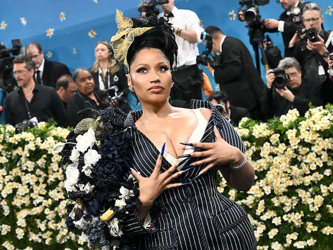 Nicki Minaj at The 2025 Met Gala Celebrating "Superfine: Tailoring Black Style" held at the Metropolitan Museum of Art on May 05, 2025 in New York, New York. (Photo by Michael Buckner/Penske Media via Getty Images)
