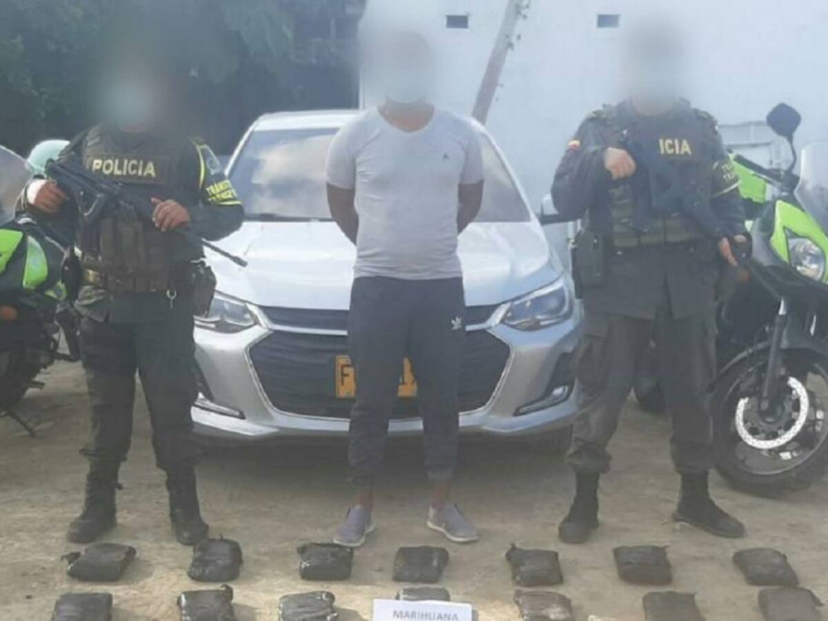 Capturado exsuboficial de la Infantería de Marina con 15 kilos de marihuana