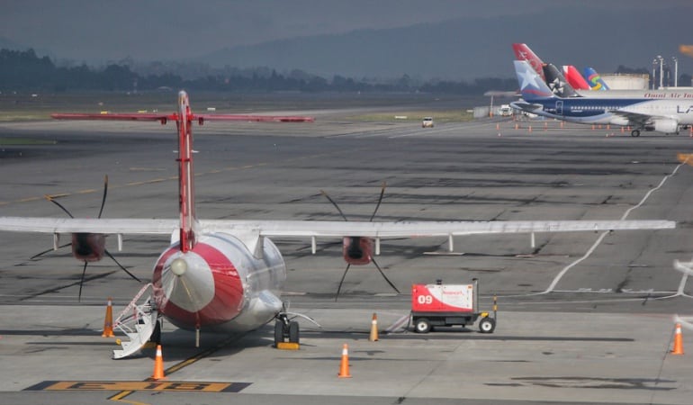 Pista del aeropuerto El Dorado