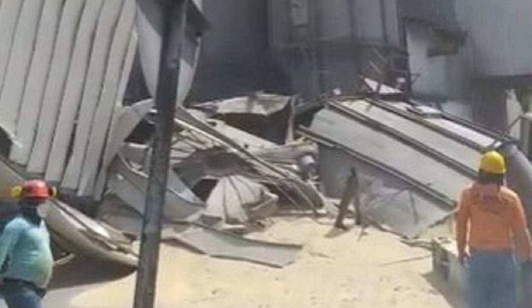 Lugar del accidente. 