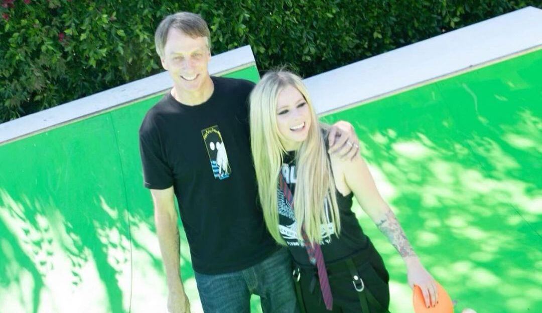 Avril Lavigne y Tony Hawk