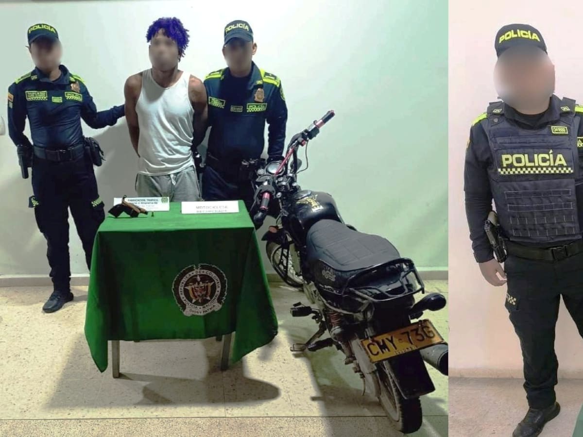 Dos capturados por hurto en Turbaco y recuperada una motocicleta