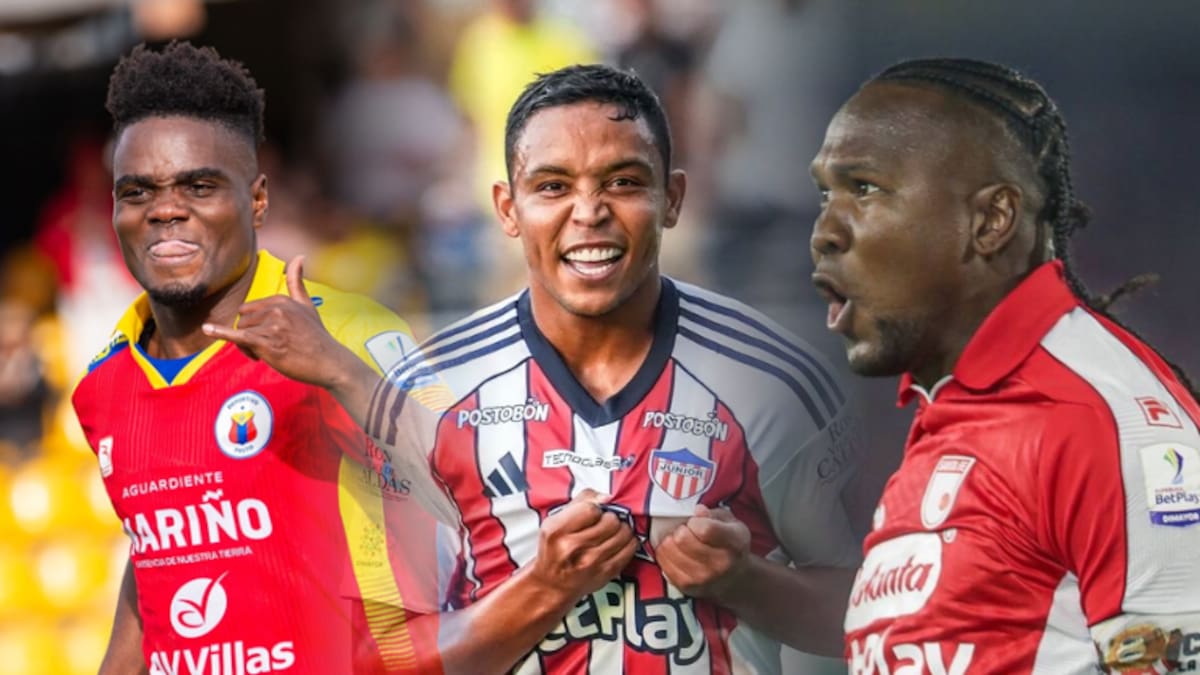Así terminó la tabla de máximos goleadores de la Liga colombiana 2026-I