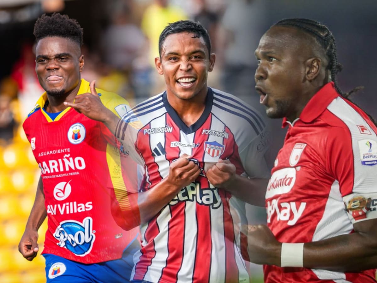 Así terminó la tabla de máximos goleadores de la Liga colombiana 2026-I