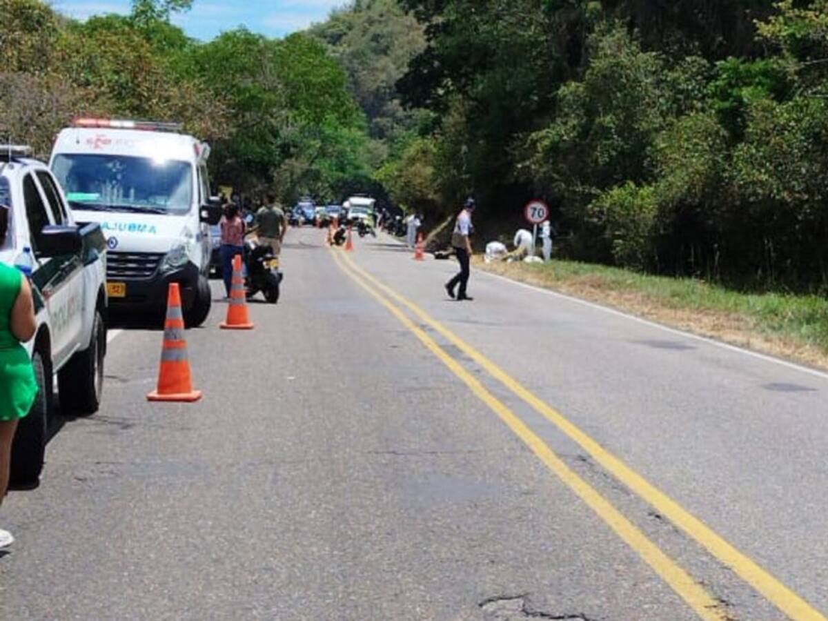 Dos cuerpos sin vida en la vía Garzón-Neiva autoridades investigan el caso
