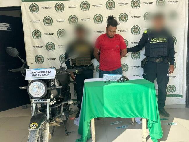 En persecución policial fue capturado un presunto delincuente en Arjona