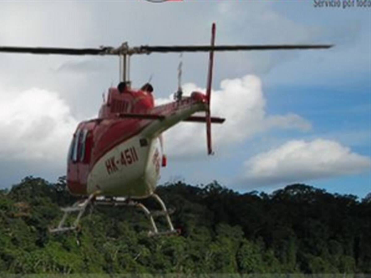 Autoridades confirman desaparición de helicóptero en Valle del Cauca