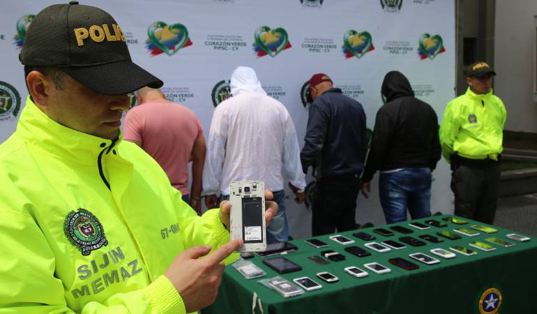 Presuntos integrantes de "Los Rolón"