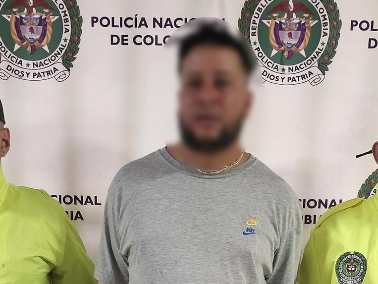 Capturaron a un hombre por secuestro, extorsión y desplazamiento forzado. Cortesía.