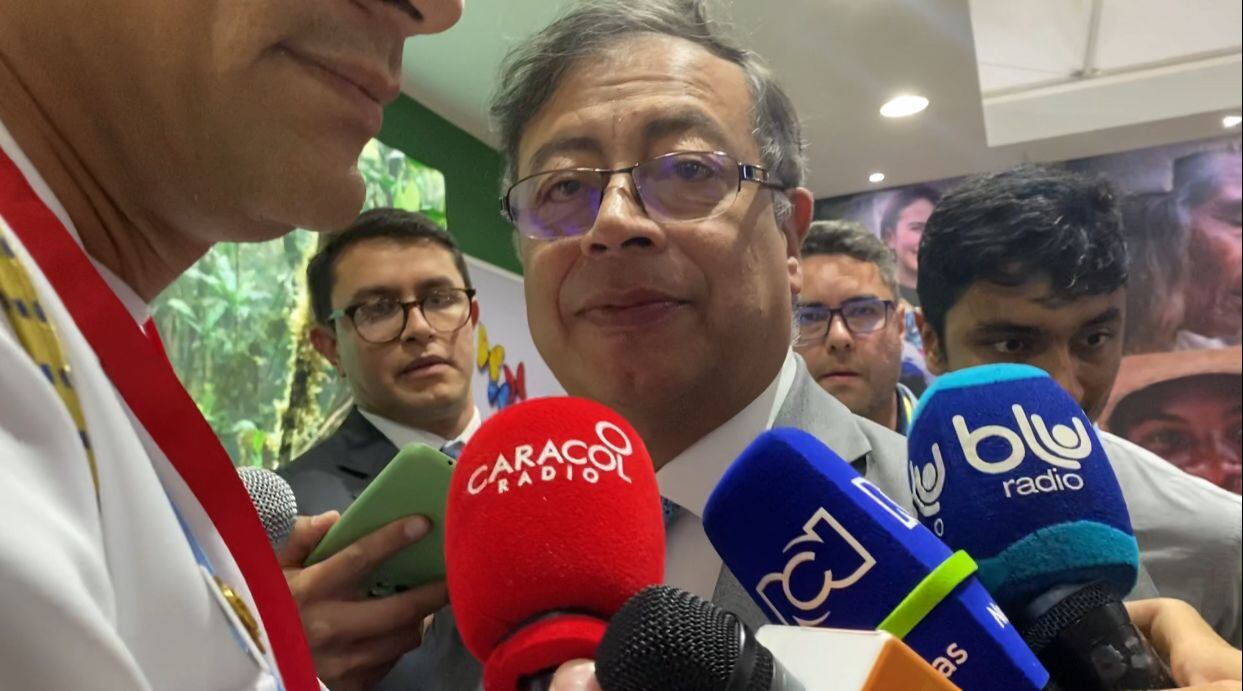 El presidente Gustavo Petro en la COP27 en Egipto.         (Foto: Caracol Radio/Orlando Villar)