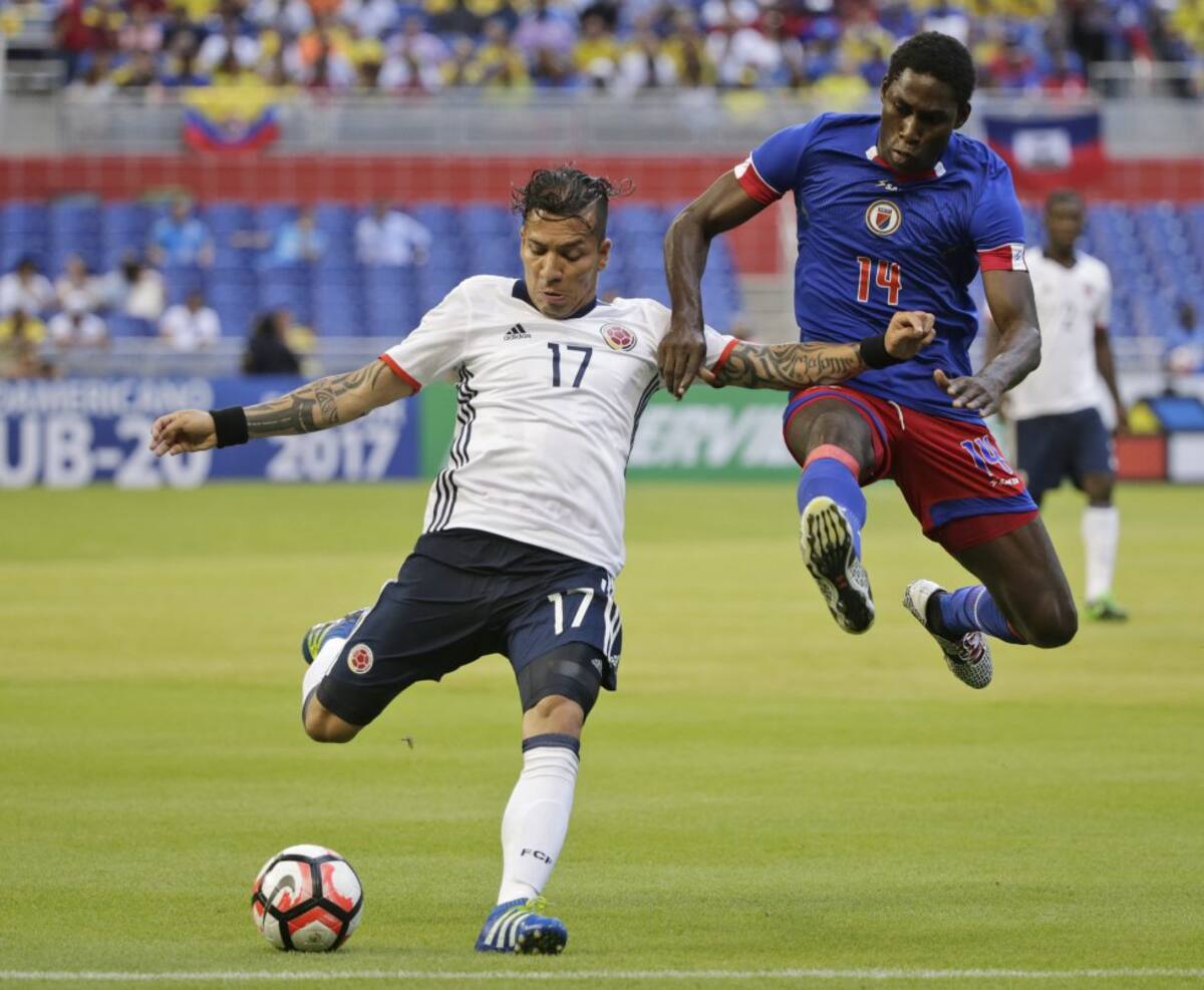 (29/05/16) El único amistoso que jugó Colombia durante el año fue ante Haití. Triunfo 3-1.