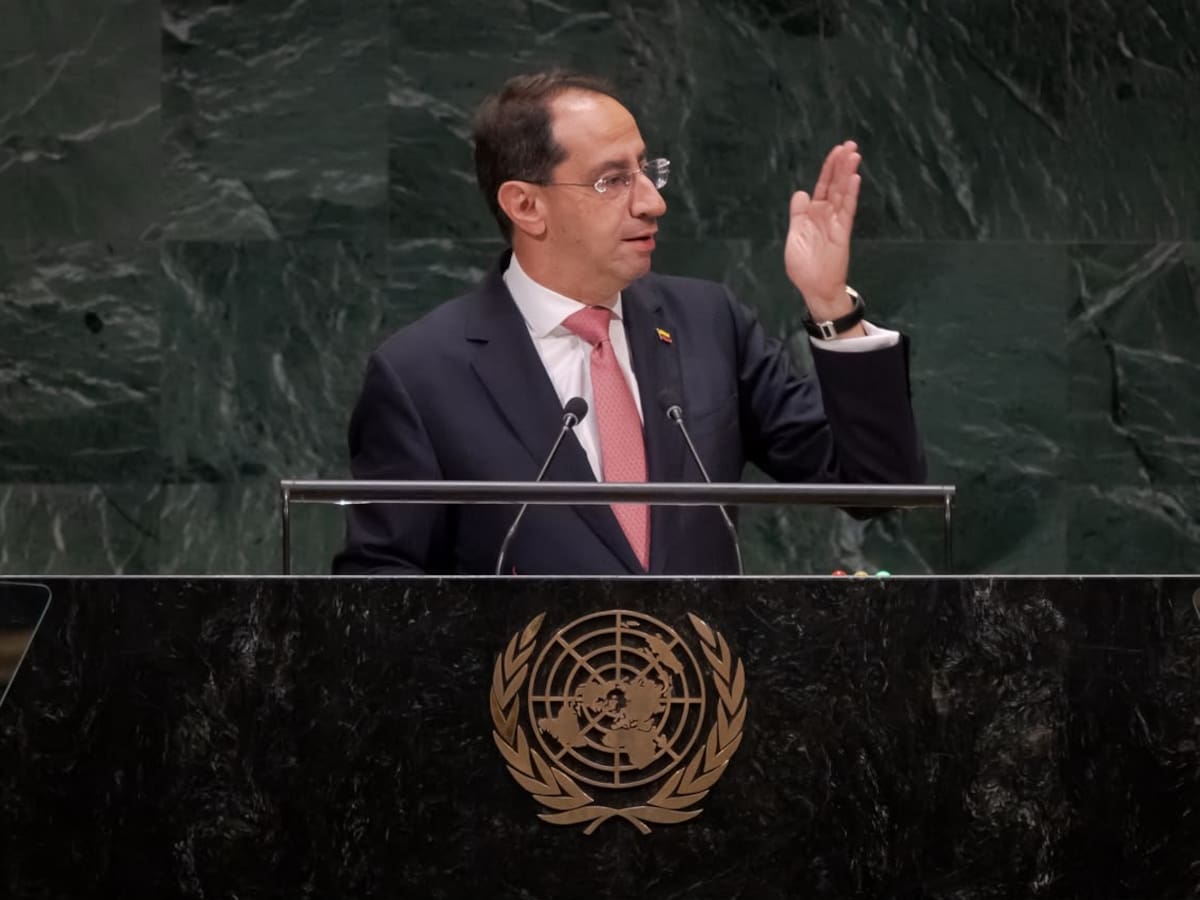 “Inviertan y vuelvan a creer en Colombia”: vicepresidente Restrepo ante la Asamblea de la ONU
