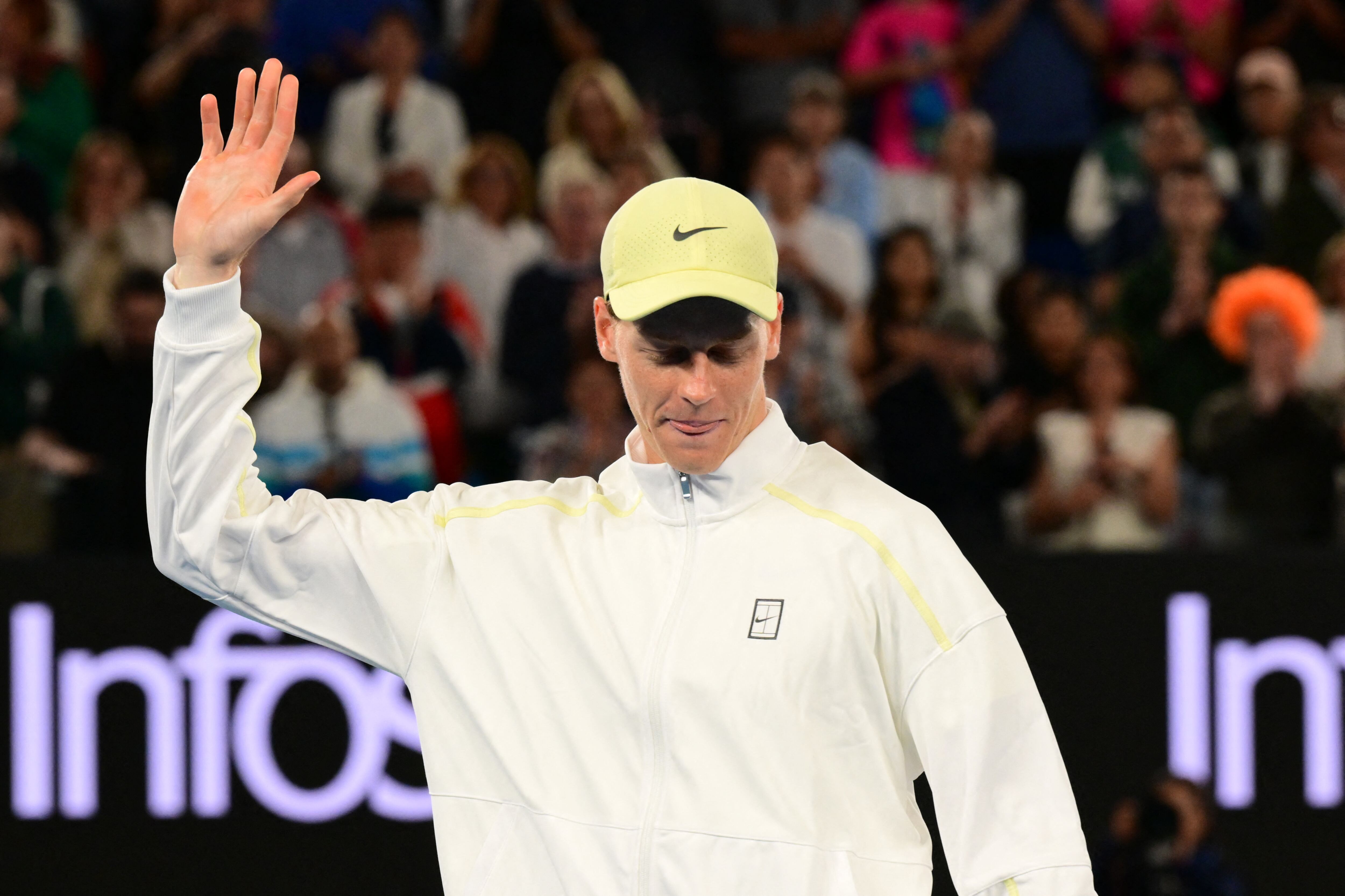 Jannik Sinner venció al australiano Alex De Minaur en el Australian Open. (Photo by YUICHI YAMAZAKI/AFP via Getty Images)