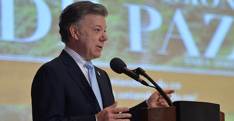 Presidente Juan Manuel Santos. 