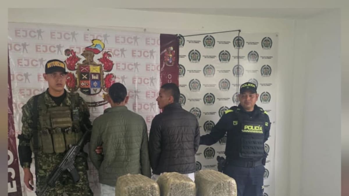 Capturan a dos hombres con 15 kilos de marihuana en Gigante-Huila