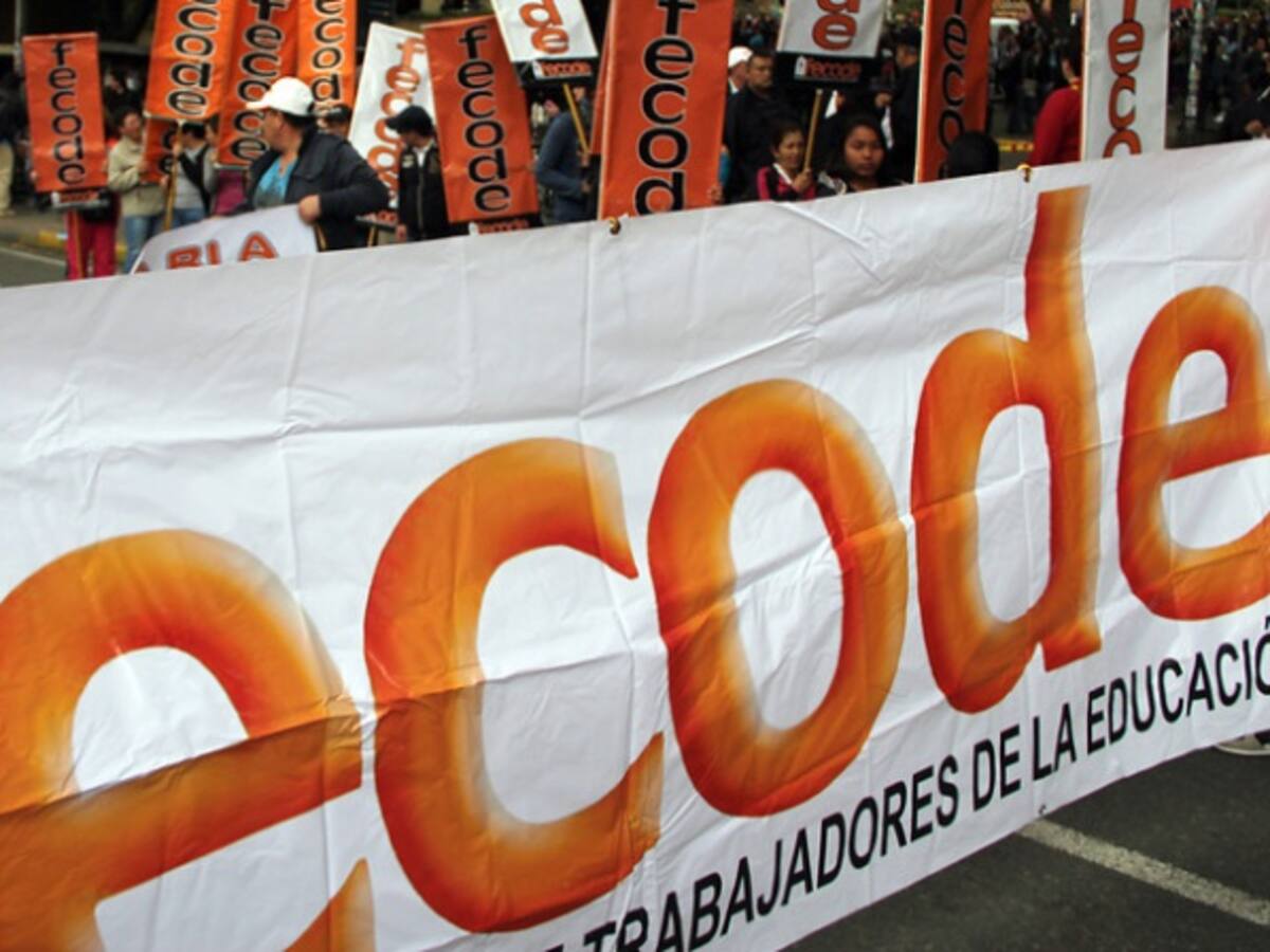 Fecode entra en desobediencia civil por jornada del día de la calidad educativa