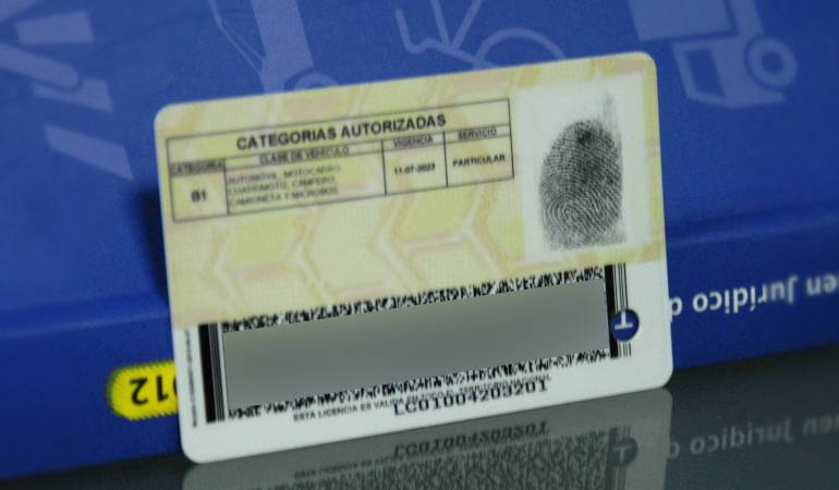 Licencia de conducir. 