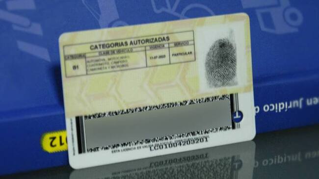 Licencia de conducir.