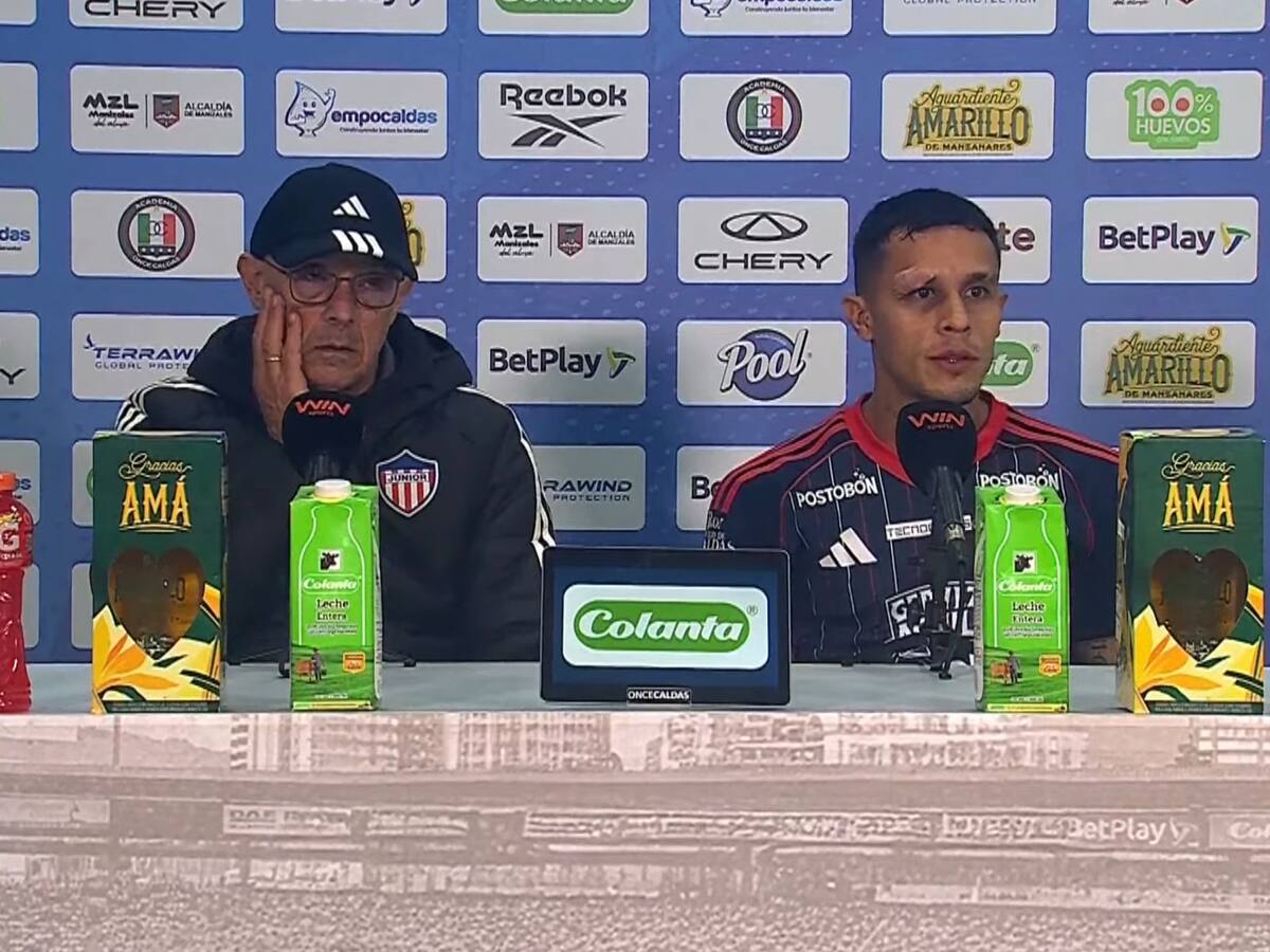 Alfredo Arias, contundente tras la eliminación de Junior en Copa Libertadores: “Sí, fue fracaso”