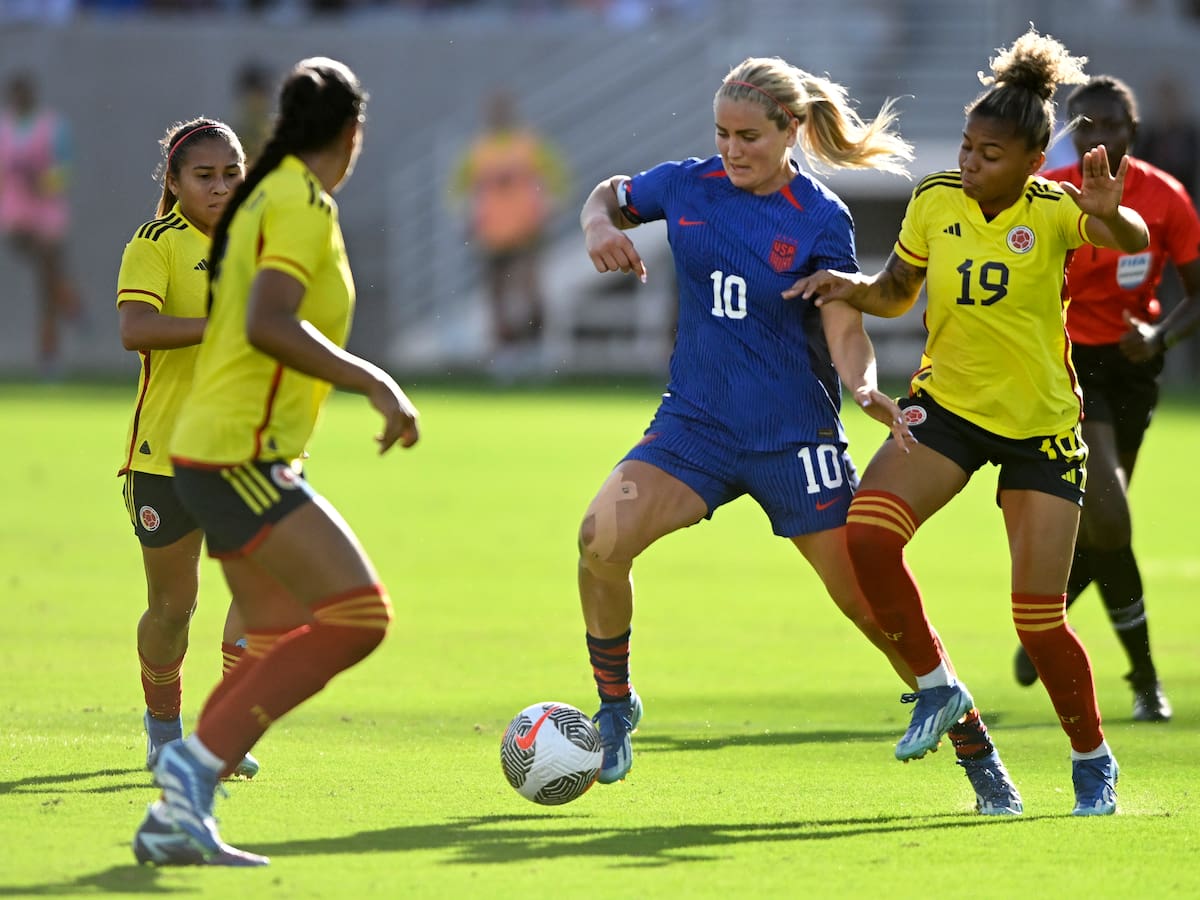 Estados Unidos goleó a Colombia en segundo partido amistoso