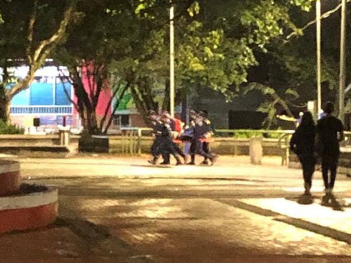 Atentado contra estación de Policía en San Vicente del Caguán, Caquetá