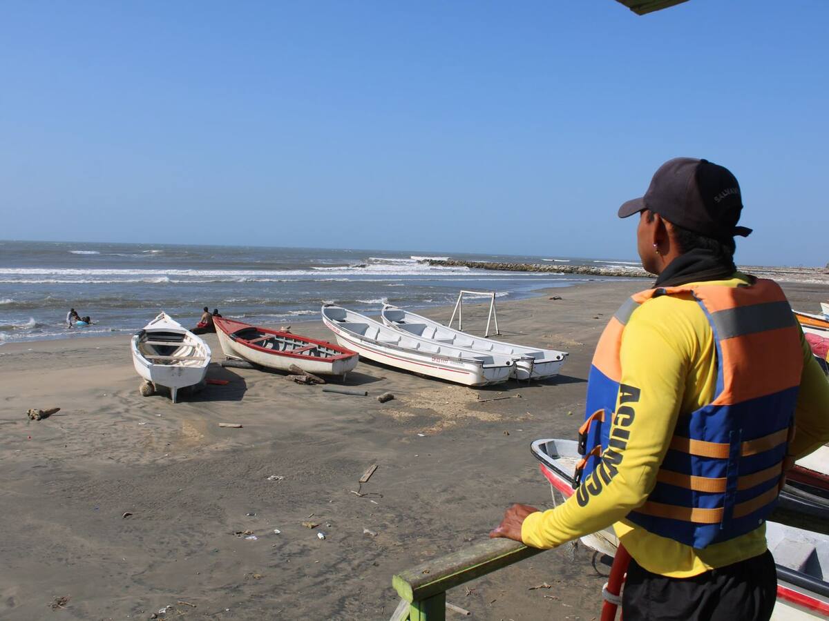 Siete personas fueron rescatadas en las playas de Puerto Colombia el 25 de diciembre