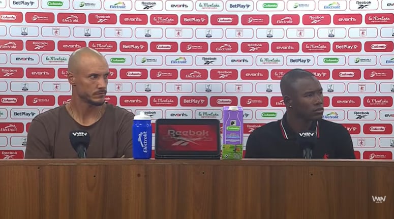 David Gonzalez en rueda de prensa / Foto: YouTube DIMAYOR