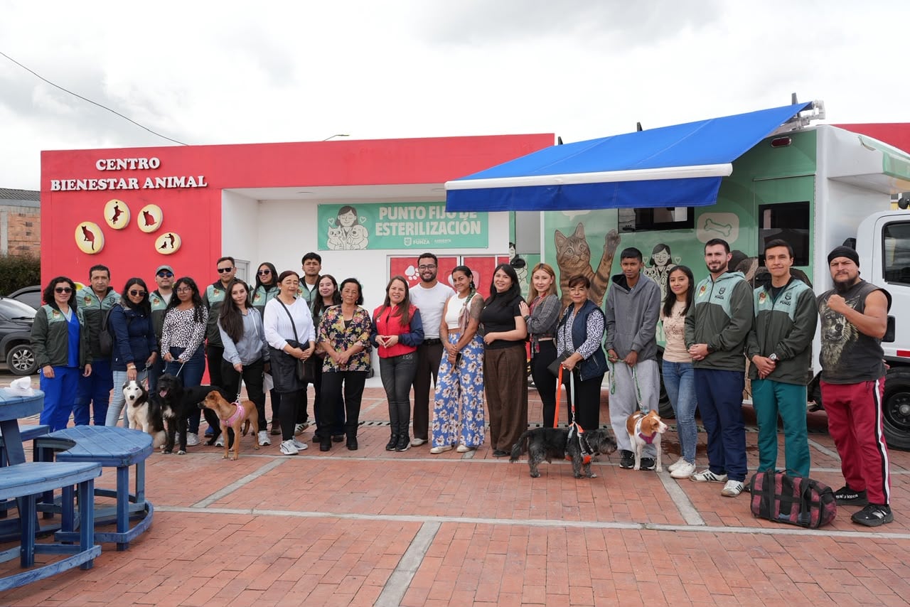 Funza inaugura el primer punto fijo de Esterilización Animal municipal del país. (Foto: cortesía Alcaldía de Funza)