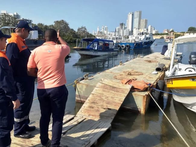 DIMAR realiza controles para proteger los cuerpos de agua en Cartagena