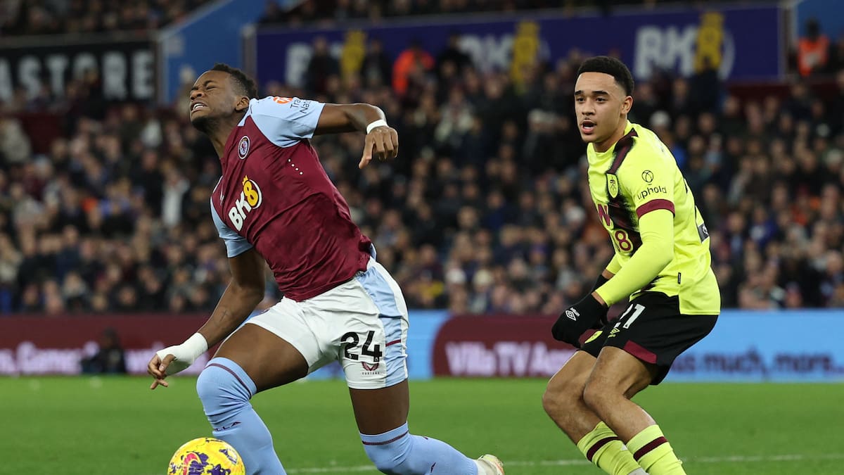 Jhon Jader Durán, clave en triunfo agónico del Aston Villa sobre el Burnley