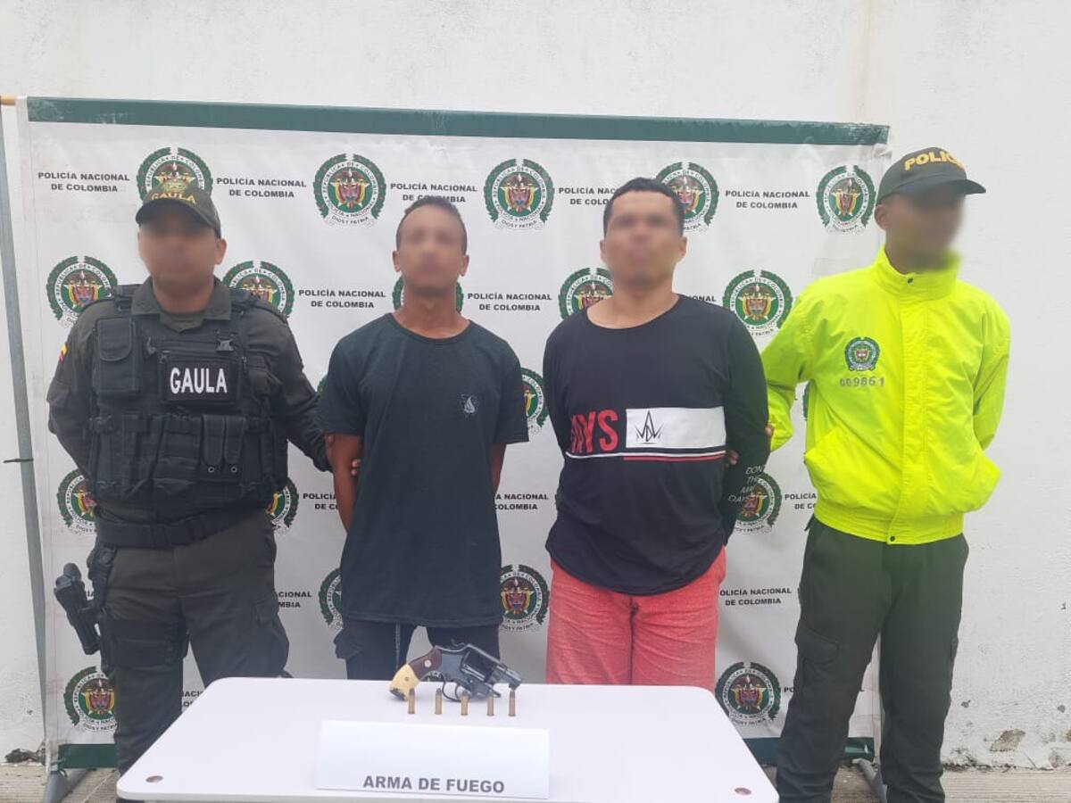 Dos presuntos sicarios al servicio de las AGC fueron capturados en Cartagena