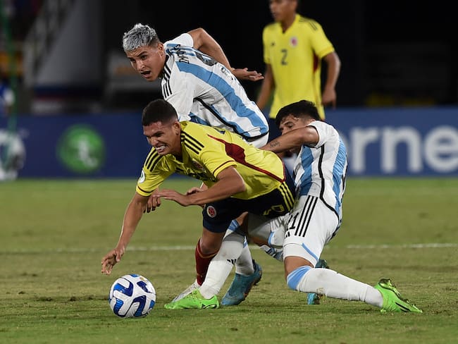 Daniel Luna es duda para la fase fina del Sudamericano Sub-20. (Photo by JOAQUIN SARMIENTO / AFP) (Photo by JOAQUIN SARMIENTO/AFP via Getty Images)