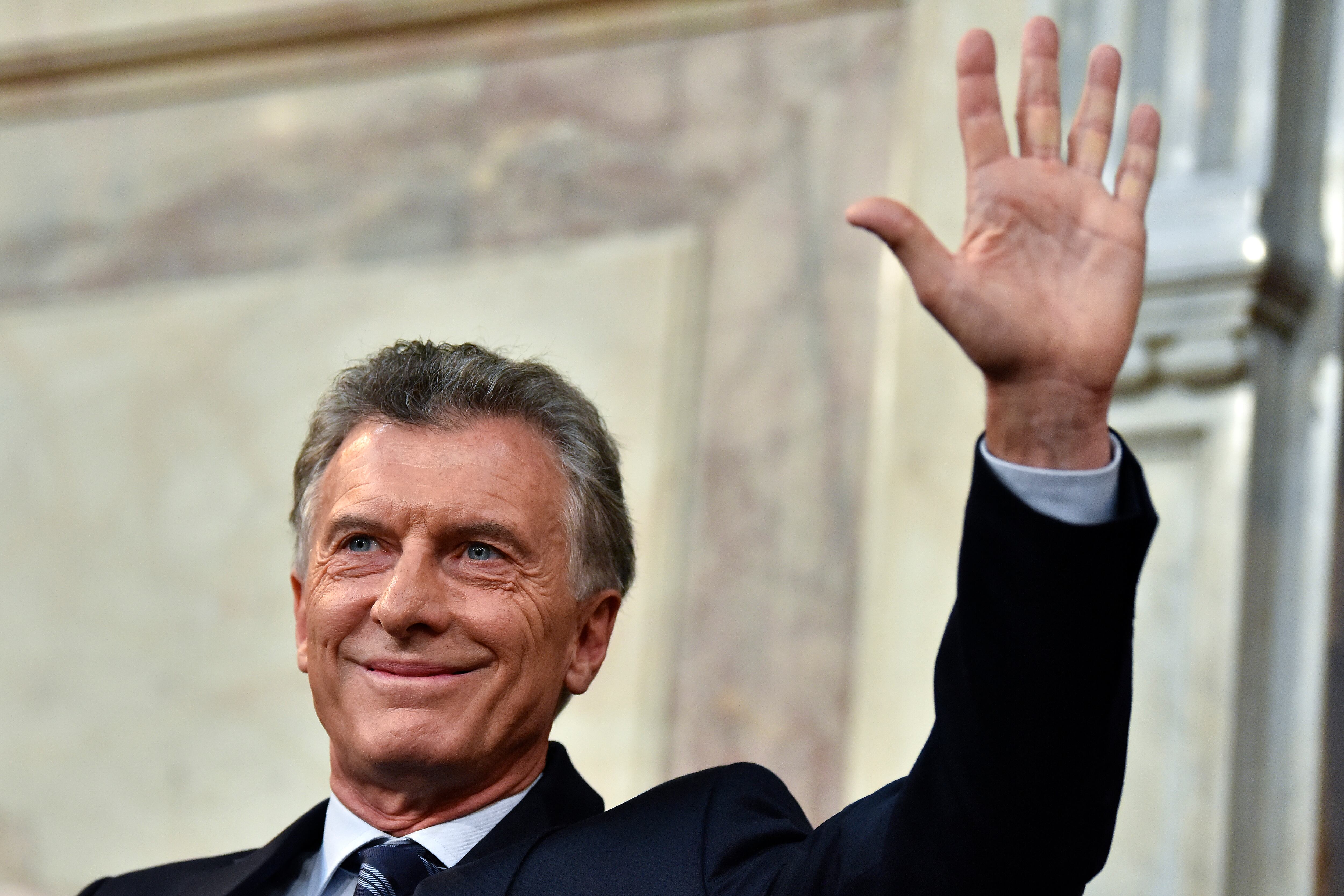 BUENOS AIRES, ARGENTINA - DECEMBER 10: Outgoing President of Argentina Mauricio Macri during the Presidential Inauguration Ceremony at National Congress on December 10, 2019 in Buenos Aires, Argentina. (Photo by Amilcar Orfali/Getty Images)